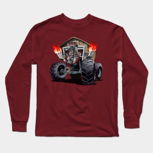 Cartoon Monster Truck Long Sleeve T-Shirt